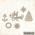 Чипборд Blue Fern Studios - Sail Away - ScrapUA.com