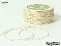 Джутовый шнур Twisted Burlap - Ivory, 1 мм, цвет: бежевый, 90 см