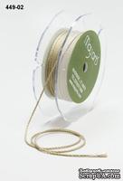 Шнурочек Mini Cording - Natural, цвет: бежевый, ширина 1 мм, 90 см