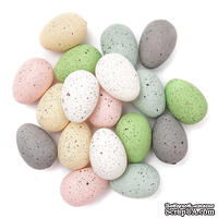 Набір великодніх яєць Easter Quail Eggs, пастельні, 18 шт, dpCraft