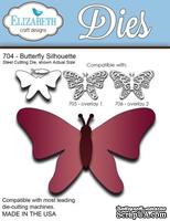 Нож  от   Elizabeth  Craft  Designs  -  Butterfly  Silhouette,  4  элемента.