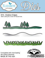 Ножи - бордюры от Elizabeth Craft Designs - Outdoor Edges: трава, сугробы, ландшафт, длина 14,4 см