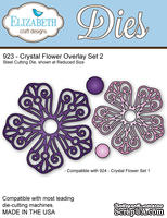Ножи от Elizabeth Craft Designs - Crystal Flower Overlay Set 2