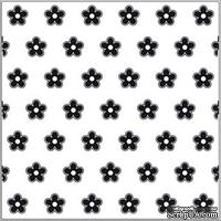 Папка для тиснения Nellie Snellen - Embossing Folder - Flower background square
