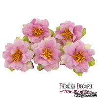 Квітка клематису рожева шеббі, 1шт, ТМ Фабрика Декора
