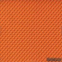 Кардсток с тиснением и внутренним слоем Core'Dinations - Spotted - Tillie Dot - Orange, 30х30 см