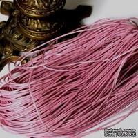 Вощеный шнур, 1,5 мм, цвет розовый, 5 метров - ScrapUA.com