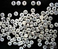 Бусины Алфавит - altered Style Embellishments Alphabet Beads Round, B08354, 520 штук