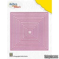 Лезвие Nellie Snellen Multi Frame Dies - Straight Square
