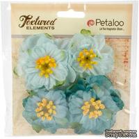 Набор объемных цветов Petaloo - Ruffled Peony - Teal