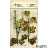 Набор объемных цветов Petaloo - FloralEphemera - Moss Green