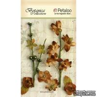Набор объемных цветов Petaloo - FloralEphemera - Brown