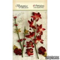 Набор объемных цветов Petaloo - FloralEphemera - Red