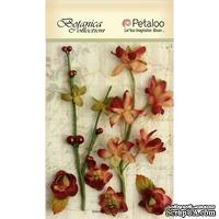 Набор объемных цветов Petaloo - FloralEphemera - Cranberry