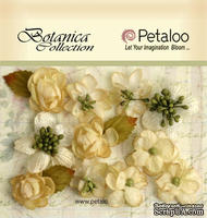 Набор объемных цветов Petaloo - Botanica Minis x 11 - All Ivory