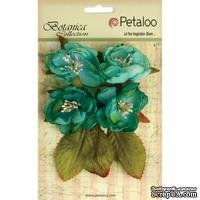 Набор объемных цветов Petaloo - Botanica Blooms x4 - Teal