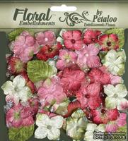 Набор цветов Petaloo - Velvet Hydrangeas Collection Rose, 40 шт.