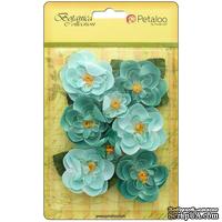 Набор цветов Petaloo - Botanica Ranunculus - Teal