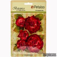 Набор цветов Petaloo - Botanica Garden Roses -Red/Burgundy