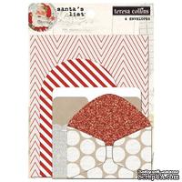 Набор конвертов Teresa Collins Designs - Santa's List - Envelopes