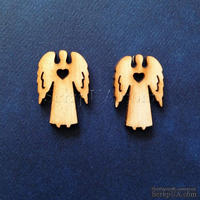 Деревянная фигурка WOOD-020 - Ангел с сердечком, 1 штука