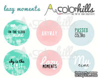Набор фишек (значков) от Color Hills - Lazy moments, 6 шт, 25 мм