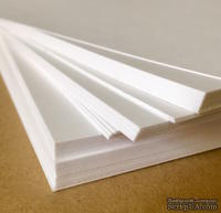 Лист картона Ice White, цвет белый, плотность 250 г/м, А5, 1 шт.