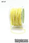 Нить с бусинкам от May Arts - String Beads - Yellow, 4 мм, цвет желтый, длина 90 см - ScrapUA.com