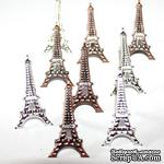 Набор брадсов Eyelet Outlet - Eiffel Tower Brads, 12 штук - ScrapUA.com