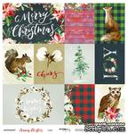 Лист односторонней бумаги от Scrapmir - Cards - Merry Christmas, 30x30см - ScrapUA.com
